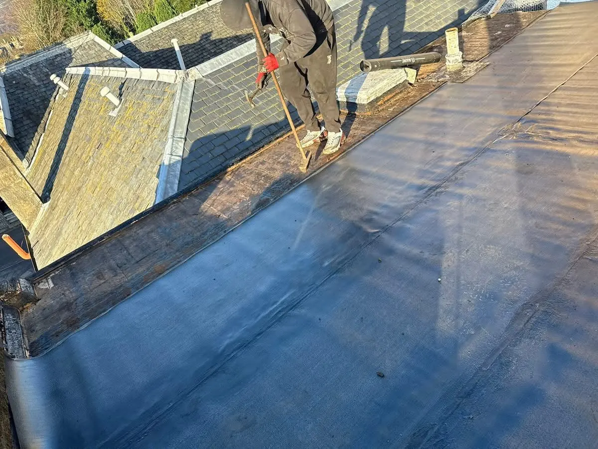 Flat Roofs work by All Fix Roofing, serving Celbridge